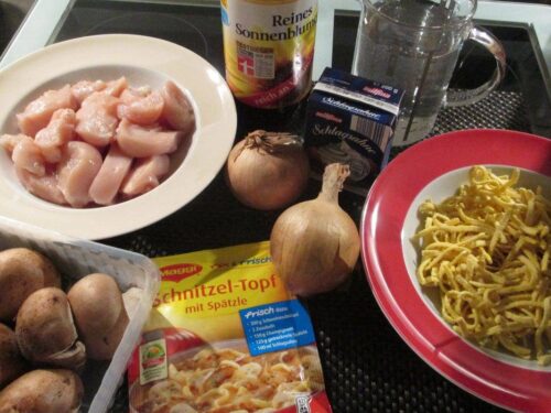 Maggi fix und frisch Schnitzel-Topf mit Spätzle schnell, einfach und gut