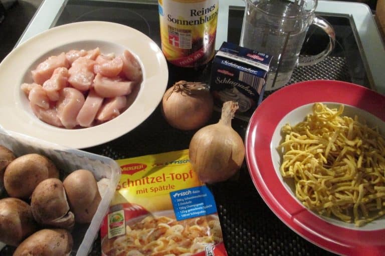 Maggi fix und frisch Schnitzel-Topf mit Spätzle schnell, einfach und gut