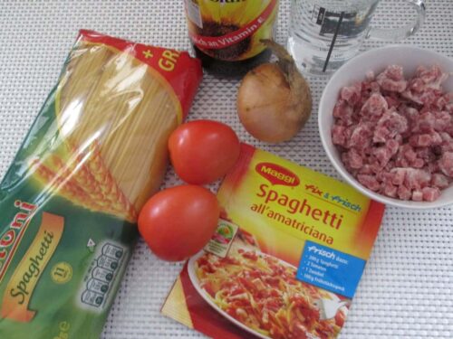 Maggi fix und frisch - Spaghetti all amatriciana