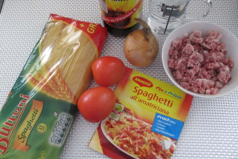 Maggi fix und frisch - Spaghetti all amatriciana