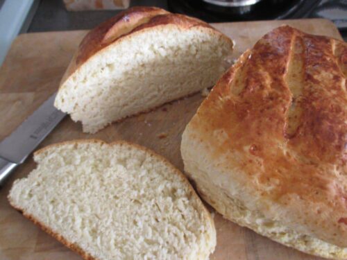 Brot selber backen, schnell und einfach mit Backpulver, ideal für Anfänger