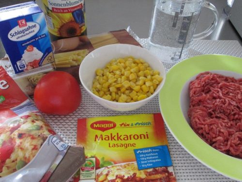Maggi fix und frisch für Makkaroni Lasagne