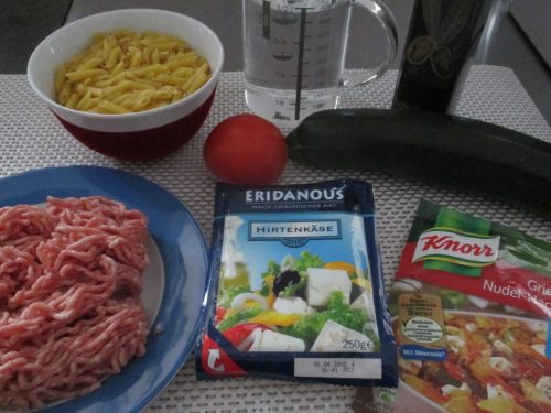 Knorr Fix - Griechischer Nudel-Hackauflauf