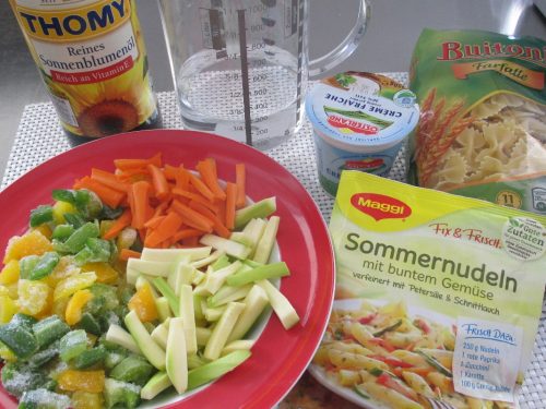 Maggi fix und frisch Sommernudeln