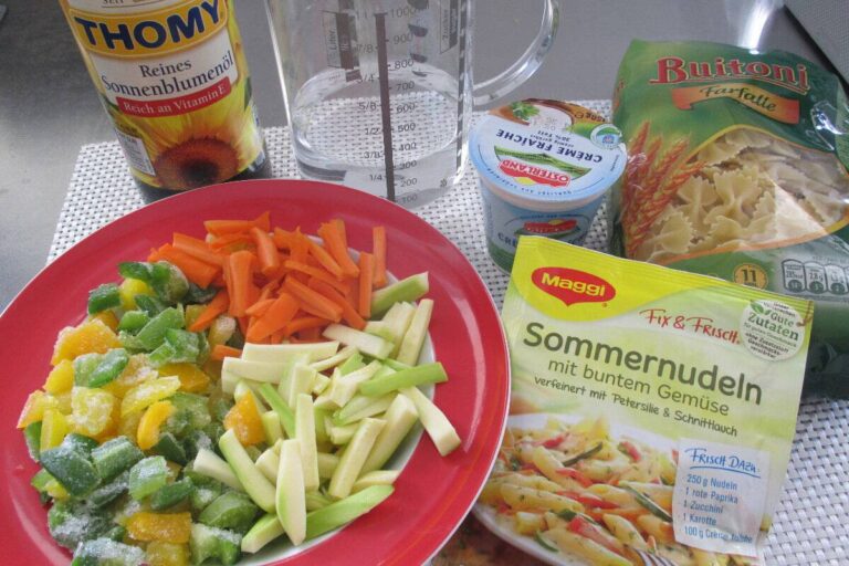 Maggi fix und frisch Sommernudeln