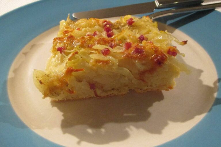 Zwiebelkuchen - eine alternative zur Pizza