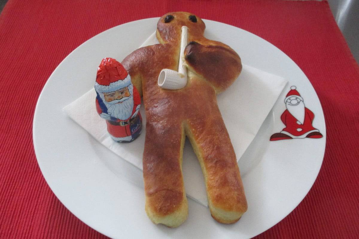 Stutenkerl oder einen Weckmann selber backen