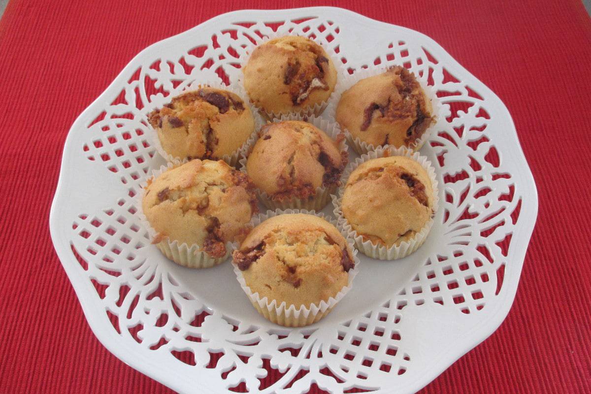 Muffins mit Erdnüssen und Snickers, mal etwas anderes
