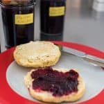 Apfel-Blaubeer-Marmelade-Zimt, hausgemacht, ganz einfach, aus biologischem Anbau,