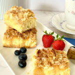 Blechkuchen mit Mandeln - schnell und einfach