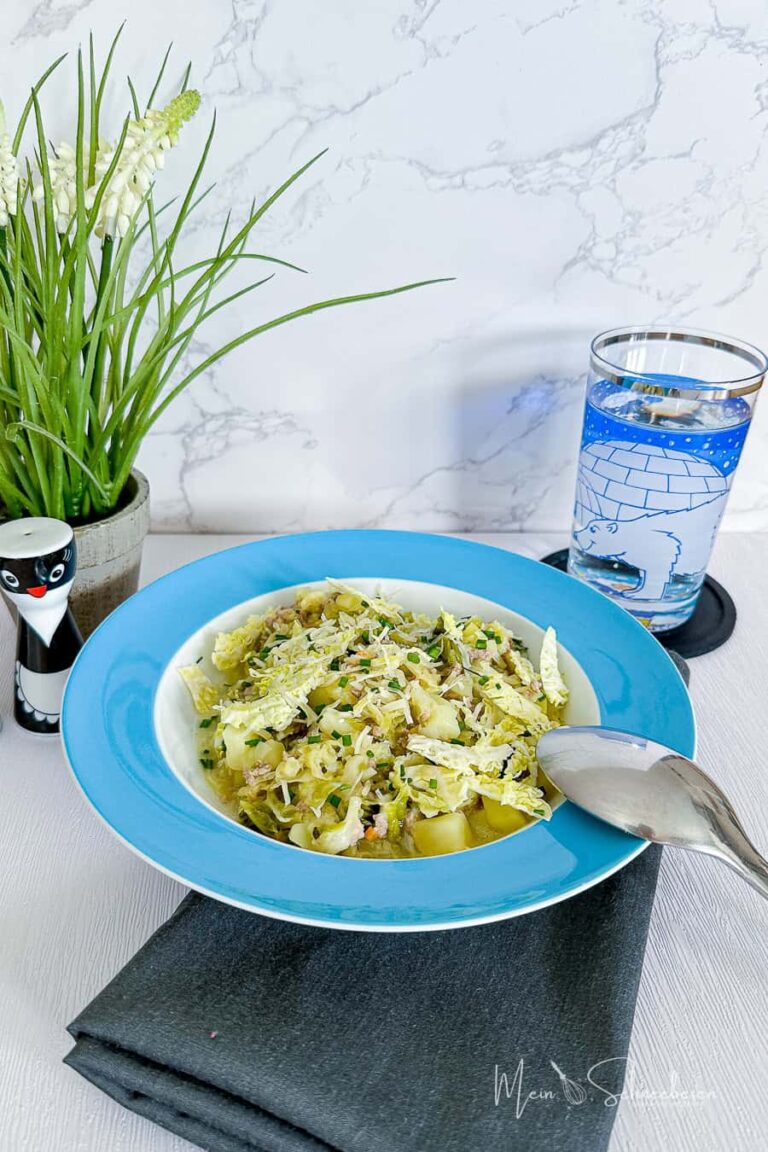 Wirsingeintopf - mit Hackfleisch und Käse mal anders zubereitet