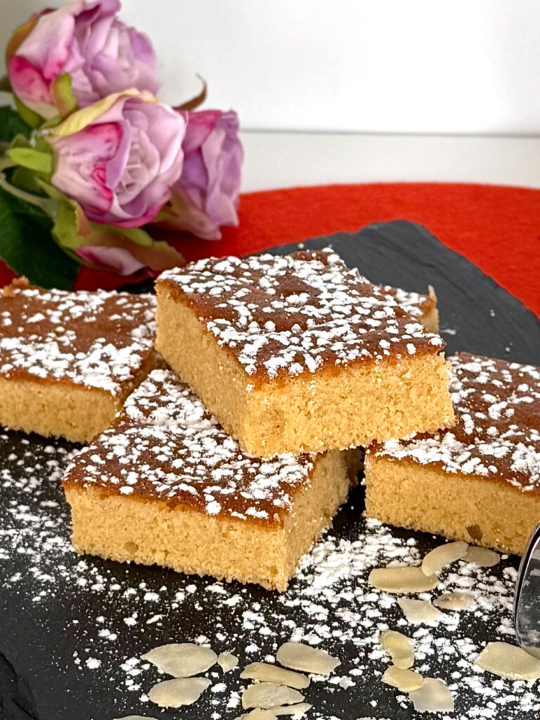 Dieser einfache Mandelkuchen ohne Mehl hat seinen Ursprung auf Mallorca