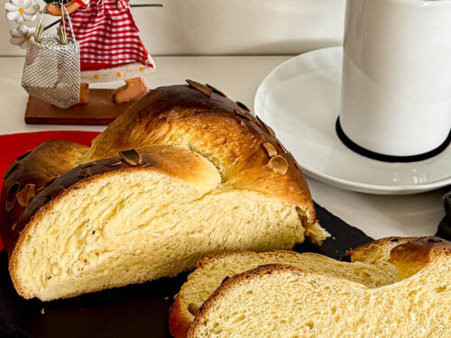 Osterzopf - mit Hefeteig schnell einfach und gebacken