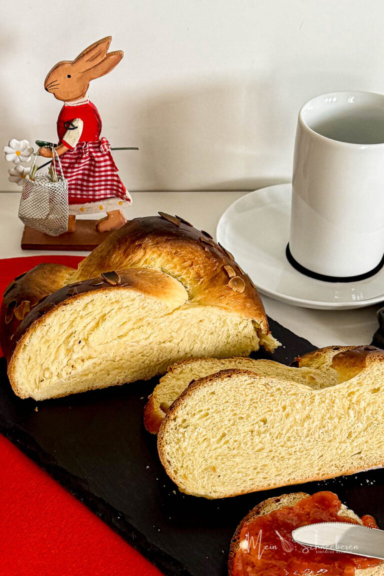 Osterzopf - mit Hefeteig schnell einfach und gebacken